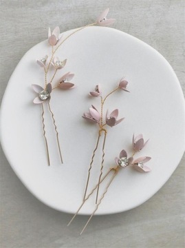 Свадебные аксессуары Заколки для волос с белыми цветами