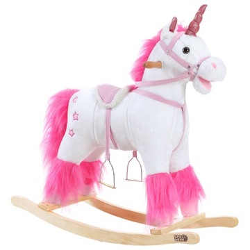 Jednorożec Koń na biegunach zabawki interaktywne bujak Efekt Dźwiękowy