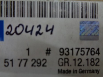 OPEL ASTRA G ZNAK