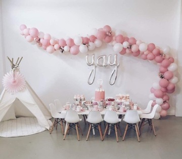 Гирлянда, арка из шаров Свадебная лента из шаров, 5 м.