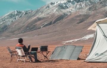 ФОТОЭЛЕКТРИЧЕСКИЕ ПАНЕЛИ ECOFLOW СКЛАДНАЯ ДВУХСТОРОННЯЯ СОЛНЕЧНАЯ ПАНЕЛЬ 220ВТ IP68