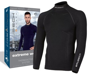 TERMICZNA WEŁNIANA BLUZA BRUBECK EXTREME WOOL -XL