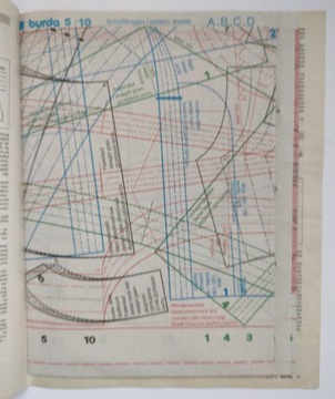 Burda Moda & Styl 5 / 2010 Wykroje