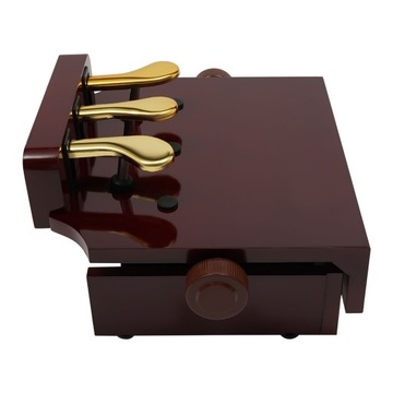 Przedłużacz do pedałów pianina dla dzieci z trzema nogami - brązowymi