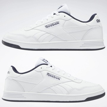 Buty męskie trampki Reebok Classic Court SKÓRZANE SPORTOWE BIAŁE 100010614