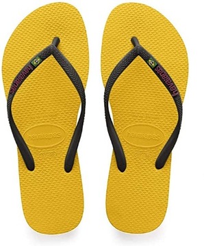 R9100 Havaianas Brasil Logo japonki klapki 33/34