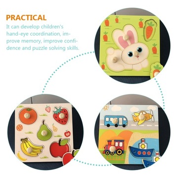 Zabawki edukacyjne dla dzieci Puzzle dla 2-latka