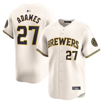 Męska koszulka sportowa Willy Adames Milwaukee Brewers Home Limited Player