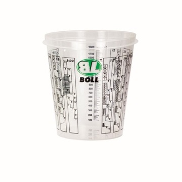 Pojemnik plastikowy z podziałką - pojemność 2