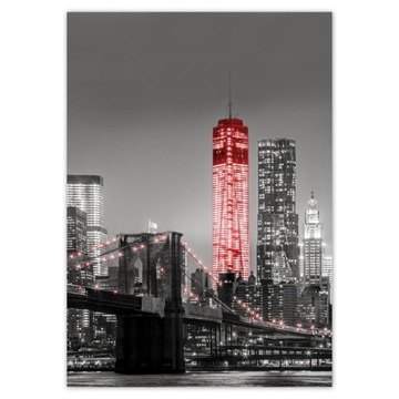 Plakaty A3 PION Nowy Jork Manhattan Most