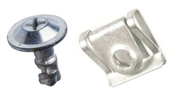 BLASZKA + ŚRUBA SPINKA MOCOWANIE OSŁONY PŁYTY SILNIKA DO BMW 5 E39 7 E38