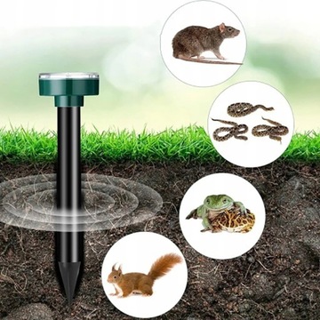 УЛЬТРАЗВУКОВОЙ СОЛНЕЧНЫЙ ОТПУСКАТЕЛЬ ЖИВОТНЫХ 4 ШТ. СОЛНЕЧНЫЙ ОТПУСКАТЕЛЬ КРОТОВ
