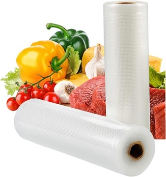 ФОЛЬГА для вакуумных упаковщиков Sous Vide РУКАВ 28см РУЛОН 6м