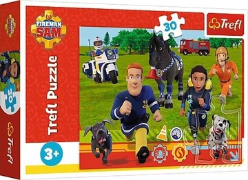 Puzzle TREFL 30 Gotowi do pomocy Strażak Sam