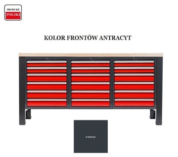 Stół warsztatowy do garażu narzędziowy ślusarski