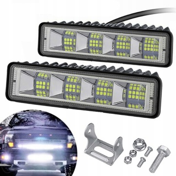 2 SZT Car światła robocze LED Reflektory 6'' 145mm