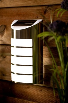 2x SOLAR LED FACADE WALL GARDEN Настенный светильник НАВЕРХНОСТНОГО МОНТАЖА