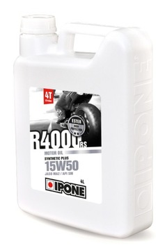 IPONE R4000 RS 15W50 4T OLEJ SILNIKOWY SEMISYN 4L
