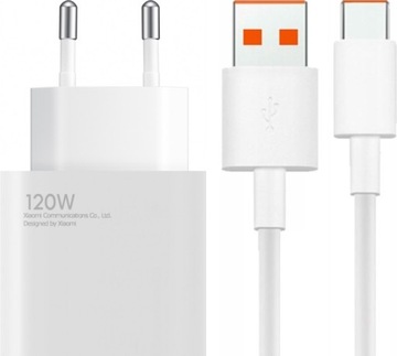 ORYGINALNA ŁADOWARKA XIAOMI 120W + KABEL USB-C NOWA