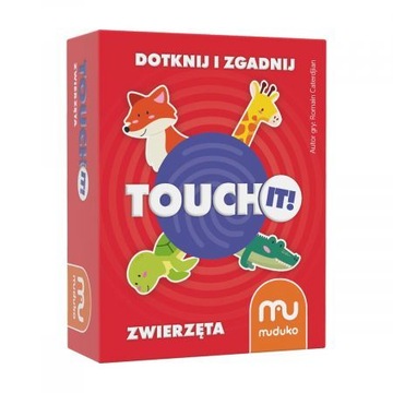 TOUCH IT! DOTKNIJ I ZGADNIJ - ZWIERZĘTA Gra ze zmysłem dotyku - MUDUKO