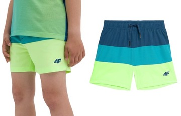 4F SPODENKI CHŁOPIĘCE PLAŻOWE BOARDSHORTY SZORTY