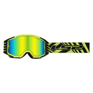 ОЧКИ ДЛЯ МОТОКРОССА CROSS ENDURO ATV LS2 CHARGER PRO YELLOW 2 скорости + трелевка