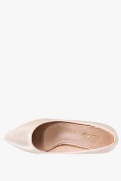 ТУФЛИ «PEARL» ЖЕНСКИЕ, ЭЛЕГАНТНЫЕ, ДЕКОРАТИВНЫЙ БЛОК, КОЖАНАЯ Стелька, размер 38