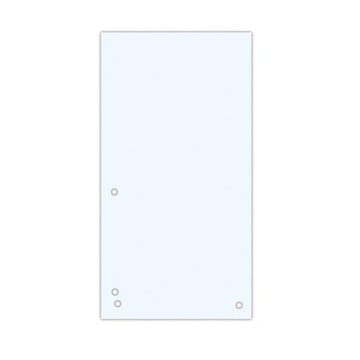 Przekładki DONAU, karton, 1/3 A4, 235x105mm, 100sz
