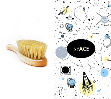 Szczotka na ciemieniuchę z myjką Space