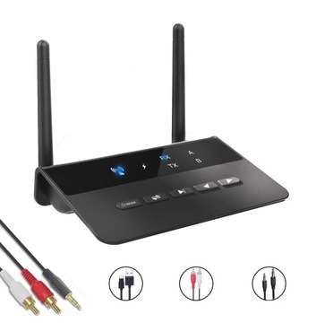 NADAJNIK ODBIORNIK BLUETOOTH DO TV WIEŻY SŁUCHAWEK