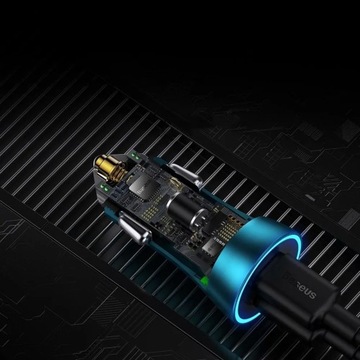 автомобильное зарядное устройство x USB Type C 40 Вт Golden Contactor Pro синее