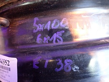 DISK OCELOVÝ VOLKSWAGEN 6.0" X 15" 5X100