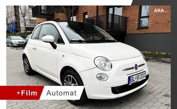 Fiat 500 II Hatchback 3d 1.4 100KM 2010 Fiat 500 AUTOMAT SPORT skory Szyberdach CZUJNI...