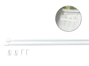 MINI KARNISZ 5 sztuk ZAZDROSTKI biały 80-120 cm