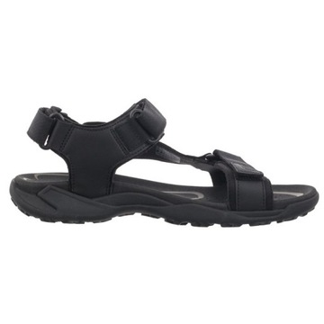 Buty Sandały Męskie Geox U Terreno + Grip A Black U4550A Czarne