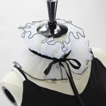 ИМИТАЦИЯ ВОРОТНИКА ТЮЛЕВАЯ ЛЕНТА