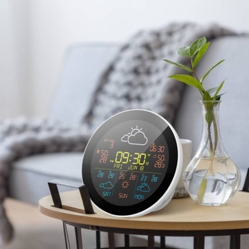 Метеостанция с цветным дисплеем, чёрная LXSTP09C