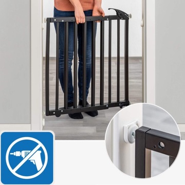 Защитные ворота, безопасные, привинчивающиеся, 63-106см REER