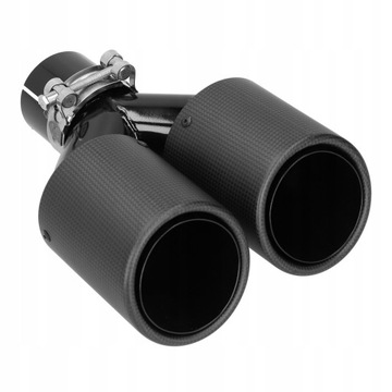 Универсальная двойная выхлопная труба.