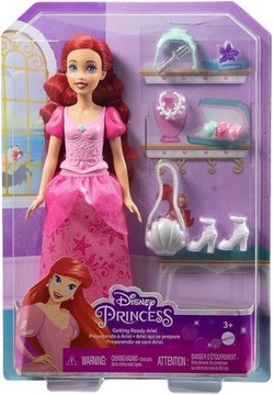 DISNEY PRINCESS MAŁA SYRENKA ARIELKA LALKA KSIĘŻNICZKA AKCESORIA