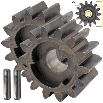 ВЕДУЩАЯ ЗВЕЗДОЧКА ДЛЯ КОСИЛКИ СПРАВА ЛЕВАЯ 14 зубьев