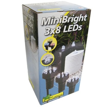 Подводный светильник для пруда Ubbink MiniBright, 3x8 светодиодов, 1354019