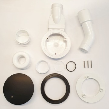 ДУШЕВОЙ СИФОН SLIM D01 ЧЕРНЫЙ FI 90