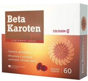Beta Karoten Plus 60 kapsułek OPALANIE