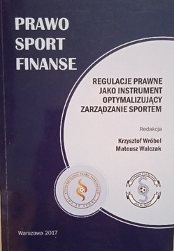 Prawo sport finanse Wróbel