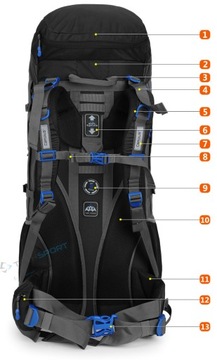 ПОХОДНЫЙ РЮКЗАК CAMPUS FALCON 75Л+10 РАСПРОДАЖА!