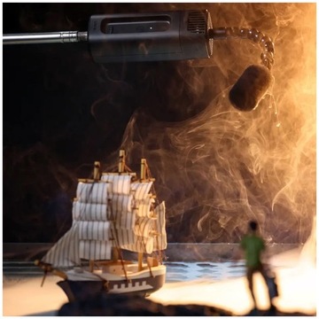 ULANZI FM01 Генератор тумана Генератор дыма 40 Вт Пульт дистанционного управления 2,4 ГГц + жидкость