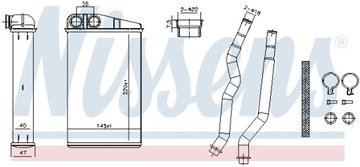 NISSENS 707270 NÁHRADA TEPLÁ TOPENÍ INTERIÉR