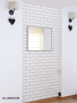 HIT! Lustro 80x60 wąska KASETONOWA rama kolory