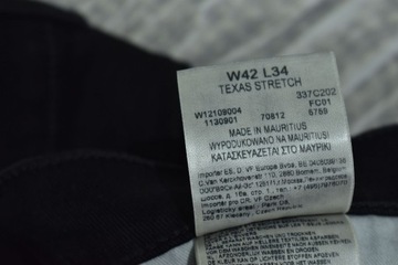 WRANGLER Texas Stretch Spodnie Jeansy W42 L34